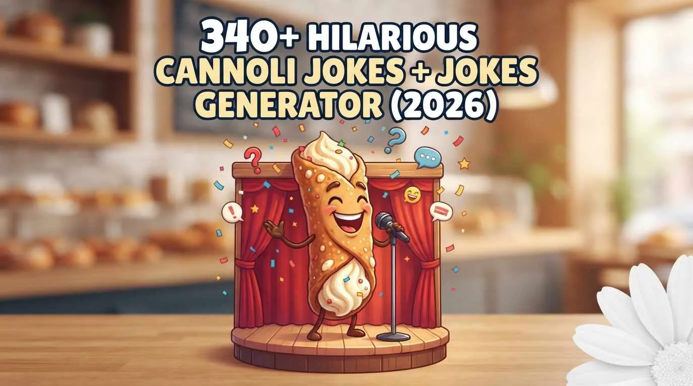 hilarious cannoli jokes with jokes generator