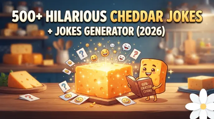 hilarious cheddar jokes with jokes generator