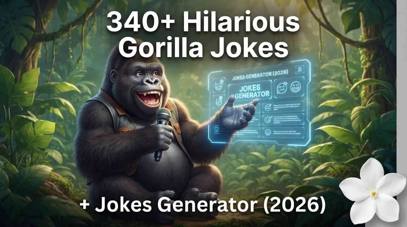 Hilarious Gorilla Jokes + Jokes Generator