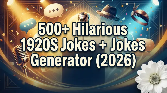 hilarious 1920s jokes with jokes generator