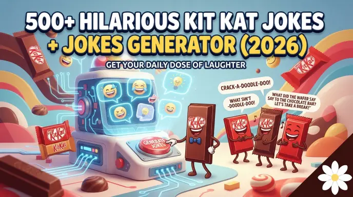 hilarious kit kat jokes with jokes generator