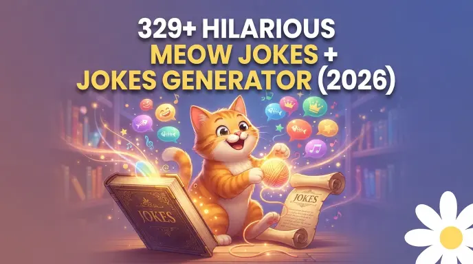 hilarious meow jokes with jokes generator