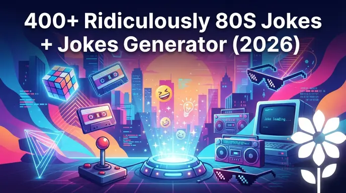 ridiculously 80s jokes with jokes generator